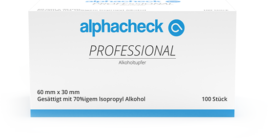 alphacheck PROFESSIONAL Alkoholtupfer