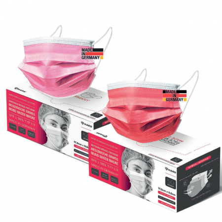 OP-Maske 3-lagig für Erwachsene - verschiedene Farben