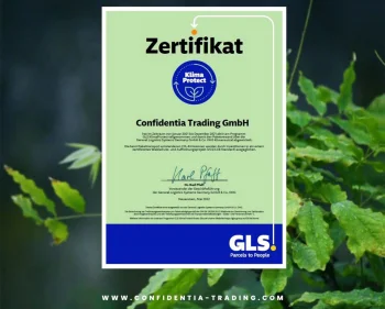 Confidentia Trading erhält das KlimaProtekt Zertifikat für 2021